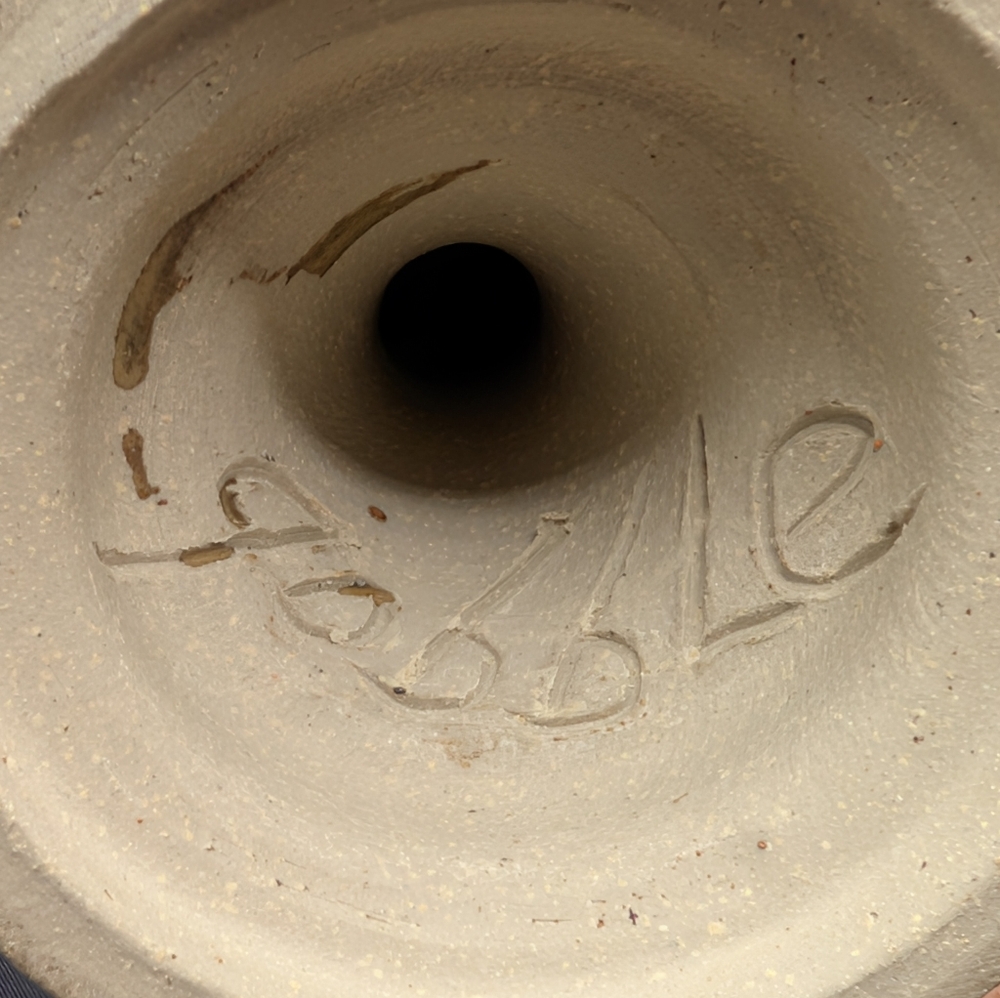 Clyde Gobble Signed Pottery Goblets, Hard To Find - Picture 4 of 9
